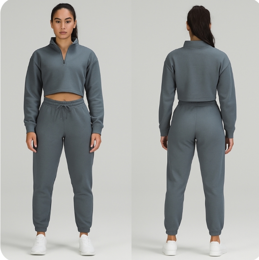 Lululemon Women's Tupe Croped Top Sweater. Size 4